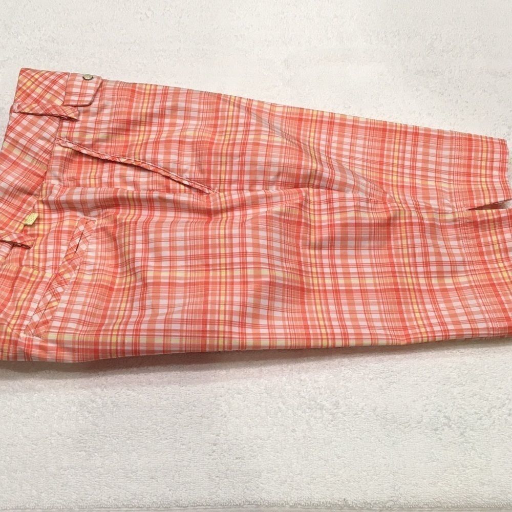 Puma sport lifestyle orange shorts size 2 pearl